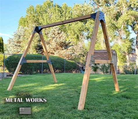 metal swing bracket|swing brackets for wood frame.